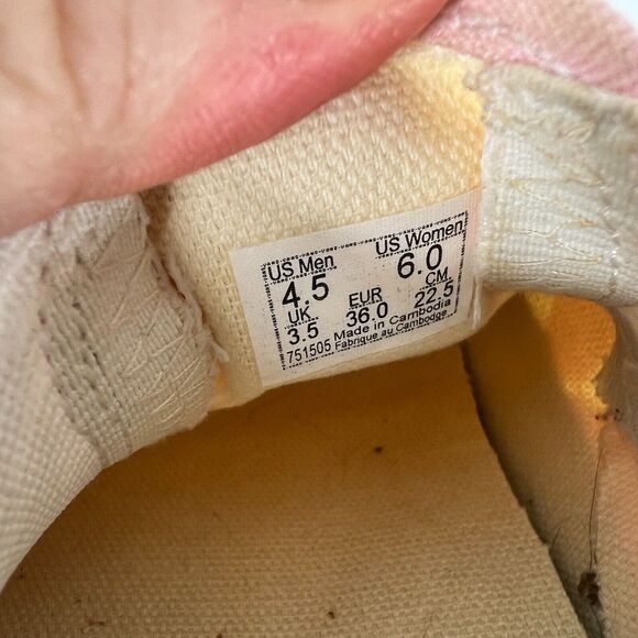 VANS Classic Slip-On Shoes Women 6 Pink Checkerboard Canvas Elastic Side Comfort - Picture 12 of 12